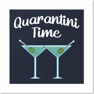 Quarantini Time Posters and Art